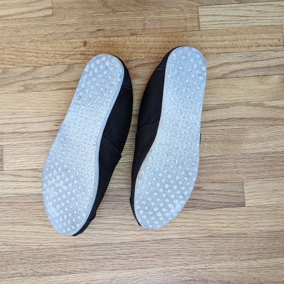 TOMS Alpargata Black Heritage Canvas Shoes - Picture 5 of 8